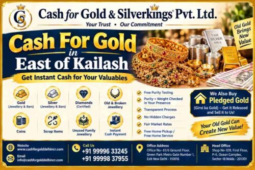 Cash For Gold in East of Kailash Cash For Gold in East of Kailash