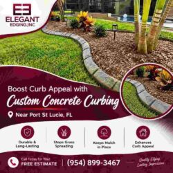 landscaping curbing near Port St Lucie, FL