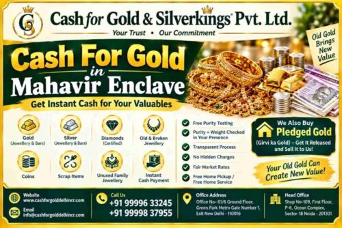 Cash For Gold in Mahavir Enclave Cash For Gold in Mahavir Enclave